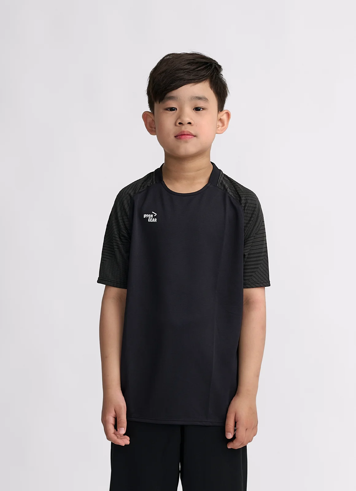 Camiseta deporte negra niño